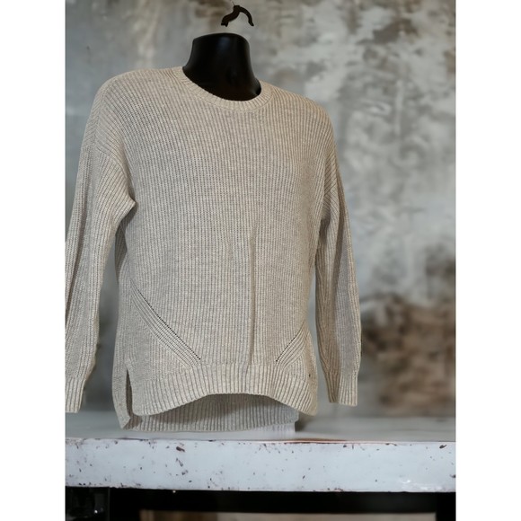Hollister Sweaters - Hollister Womens Pullover Crew Sweater Medium (Tan)